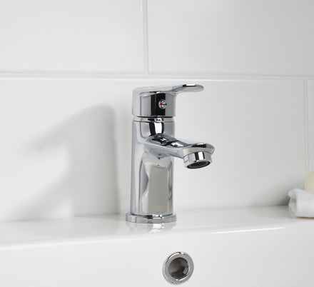 Bristan Opus Basin Mixer Tap With Clicker Waste Chrome OPS BAS C-Bristan-Oceanair