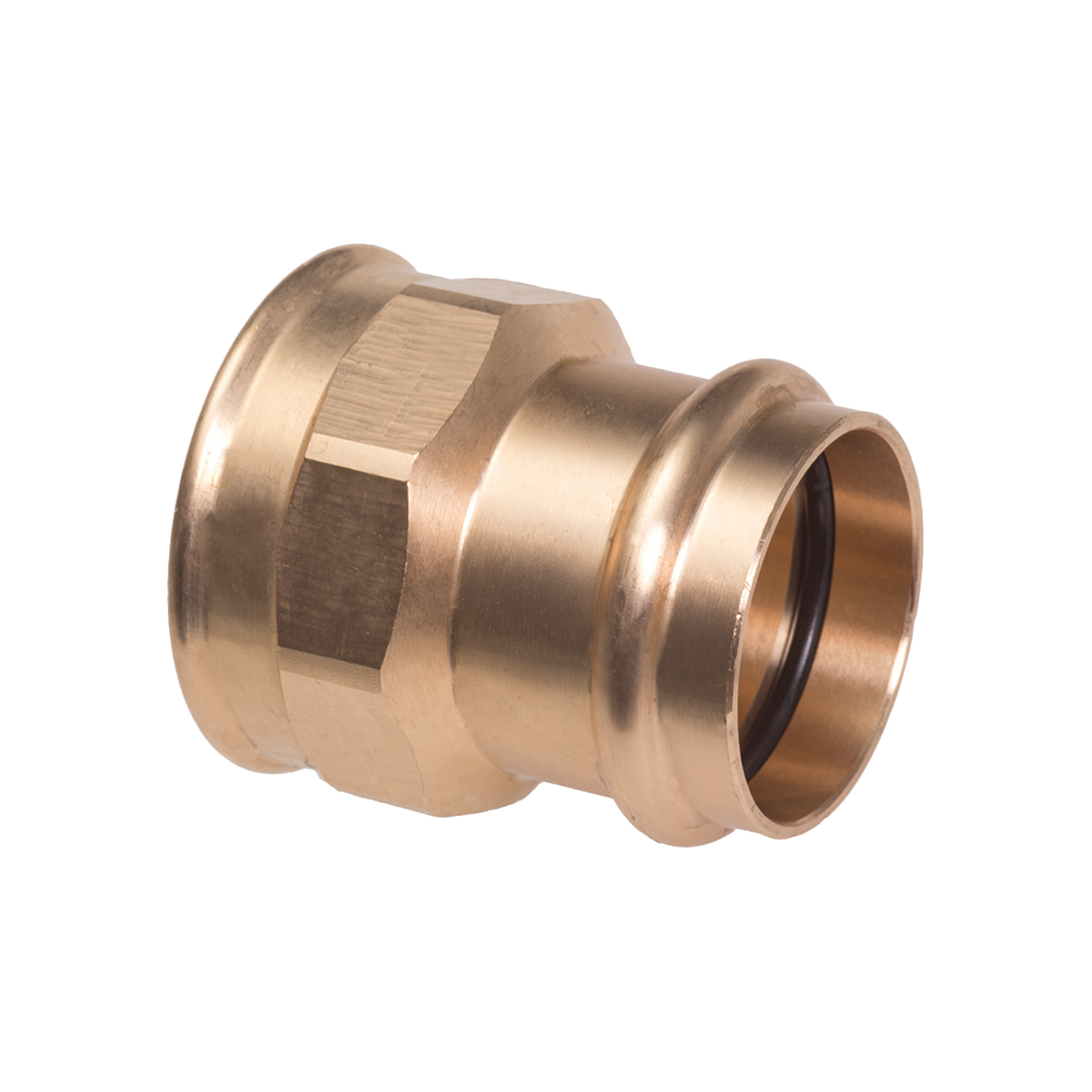 Conex Banninger B Press Brass Straight Female Connector 28mm X 1" P4270G02808000-Conex Universal Limited-Oceanair