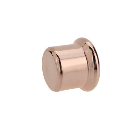 Pressfit M Profile Water Stop End 15mm Copper PFWEC-15