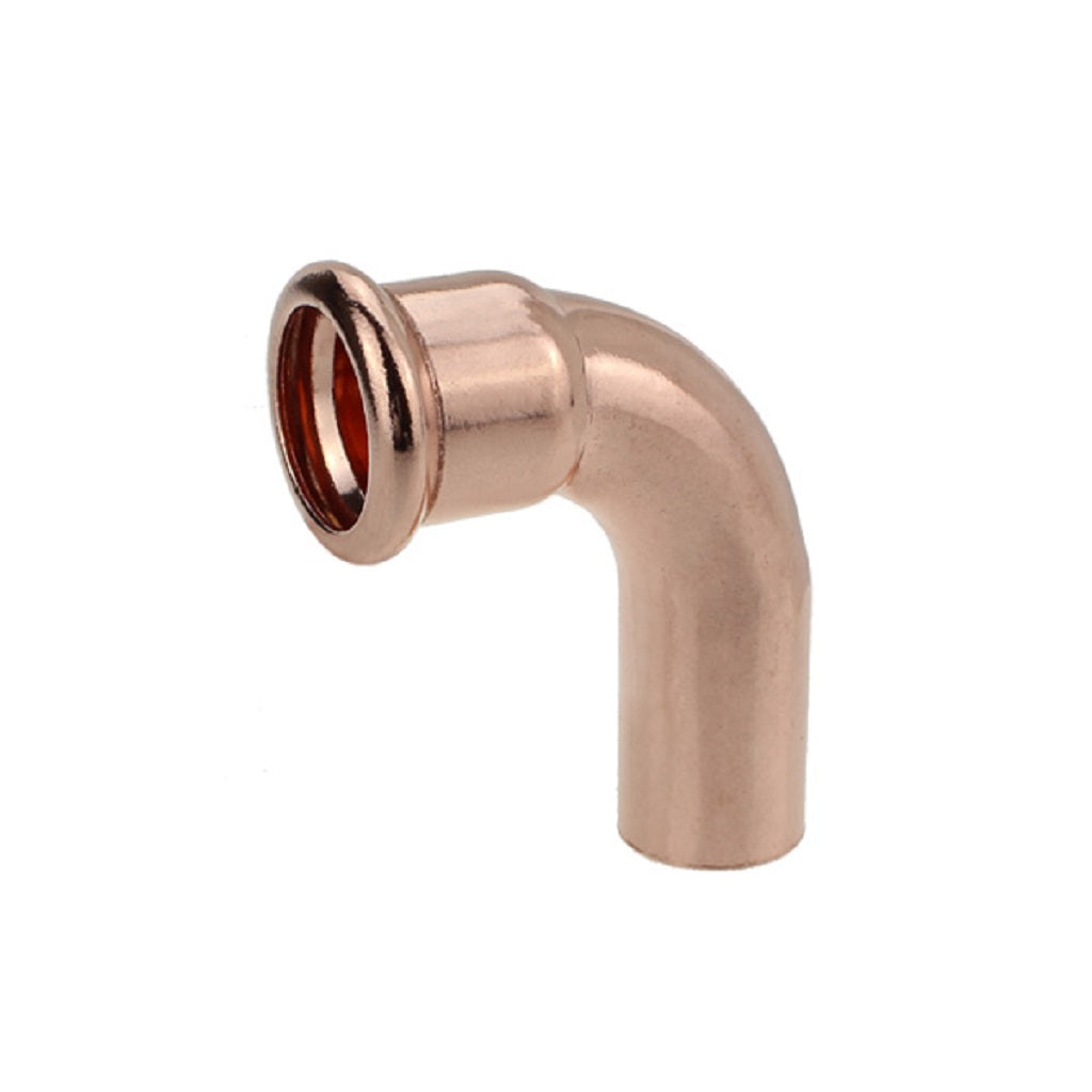 Pressfit M Profile Water 90 Degree Street Elbow 35mm Copper PFWES-35