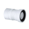 Viva Slinky-Fit Mini Flexible Pan Connector 200 - 350mm White PP0002/C-Mercantile Ventures Ltd-Oceanair