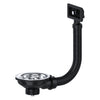 Viva 1 1/2" Basket Strainer Waste and Square Overflow PP0010/S-Mercantile Ventures Ltd-Oceanair