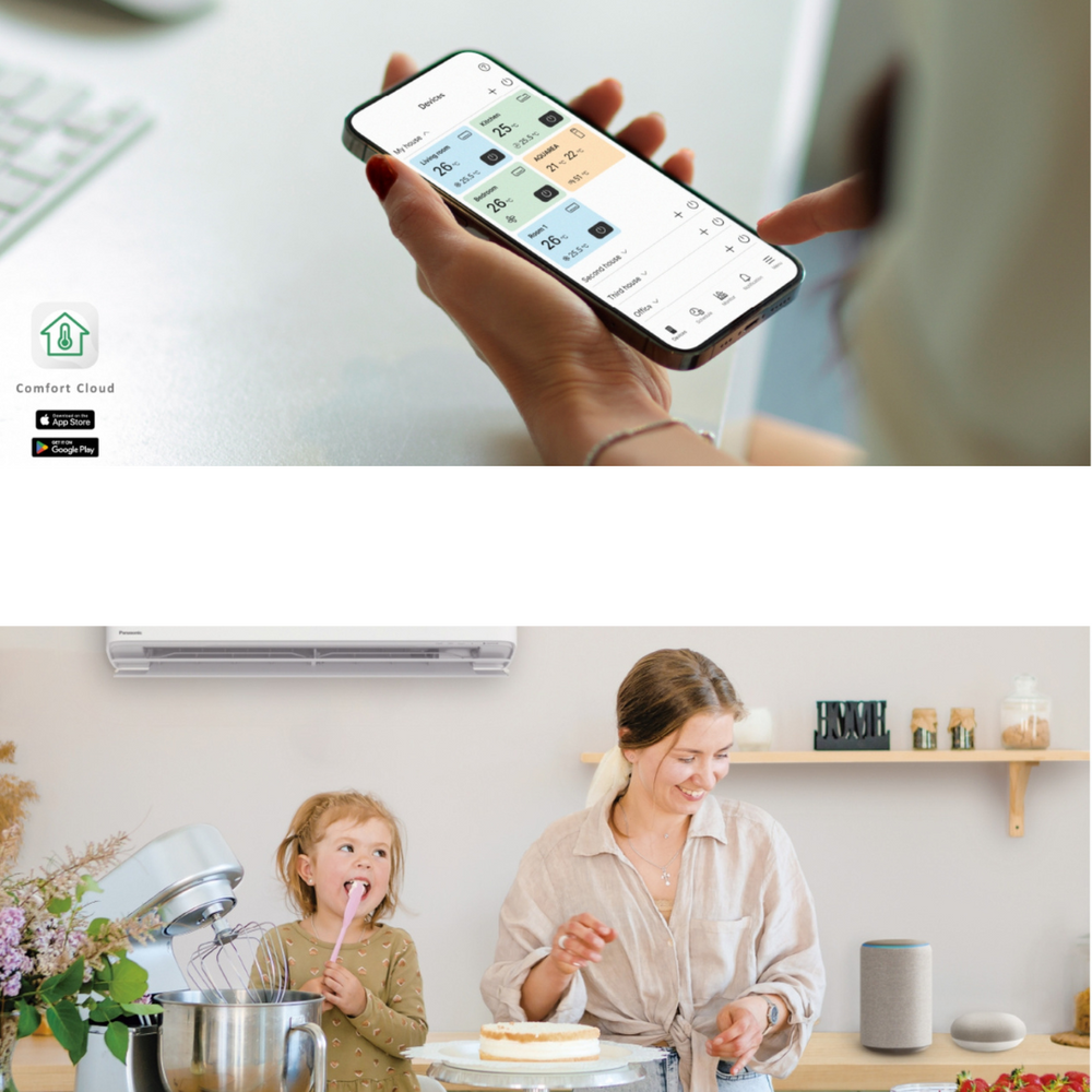 Panasonic BZ Super Compact CS-BZ60CKE Wall Mount Air Conditioner Unit 6.0kW-Panasonic-Oceanair