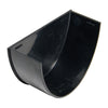 FloPlast uPVC Hi-Cap Half Round Gutter Internal Stopend Black 115mm REH2B-Floplast (Via Nmbs)-Oceanair
