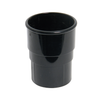 FloPlast Round Downpipe Socket Black 68mm RS1B-Floplast (Via Nmbs)-Oceanair