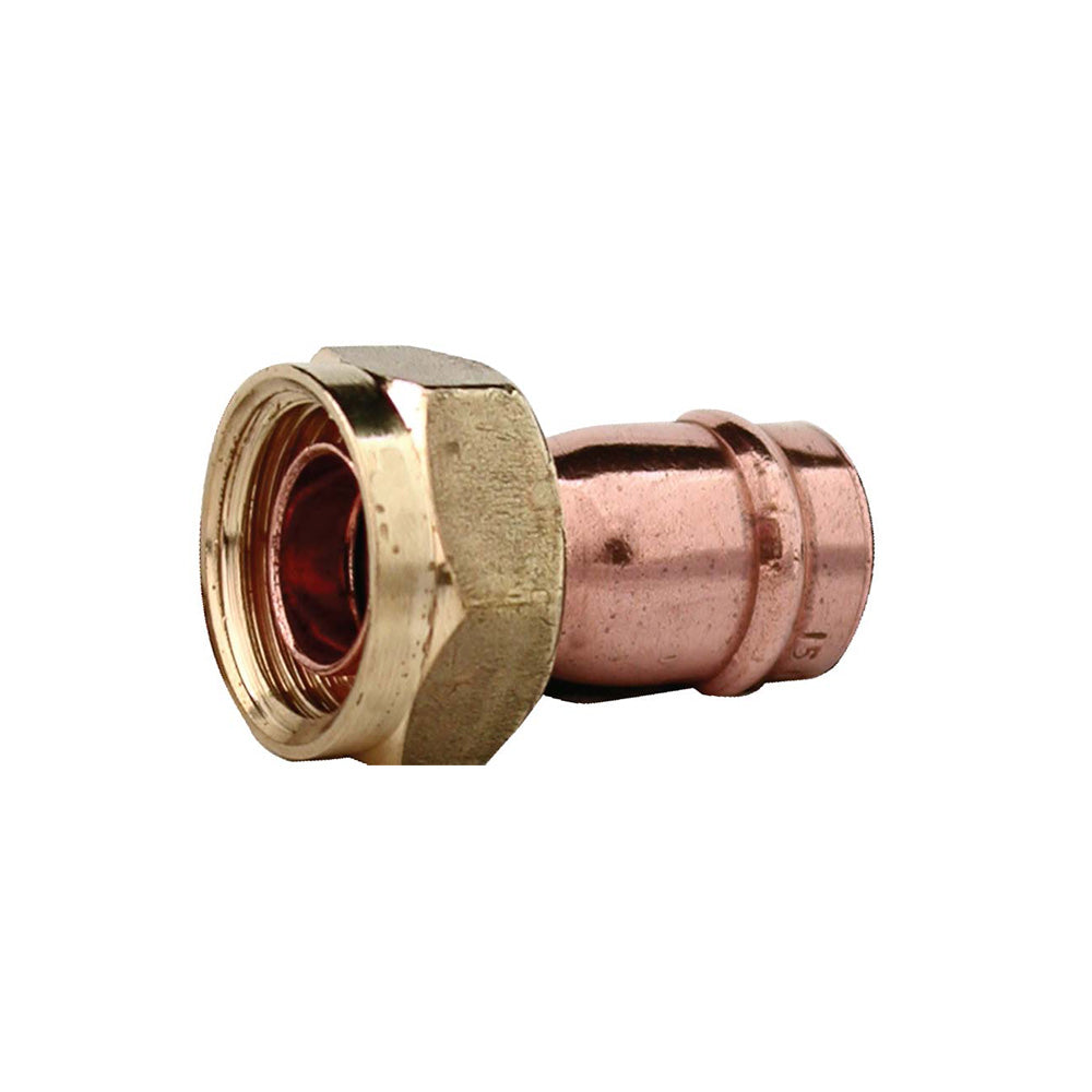 Navigator Copper Solder Ring Straight Tap Connector 22mm x 3/4" SRSTC-22E