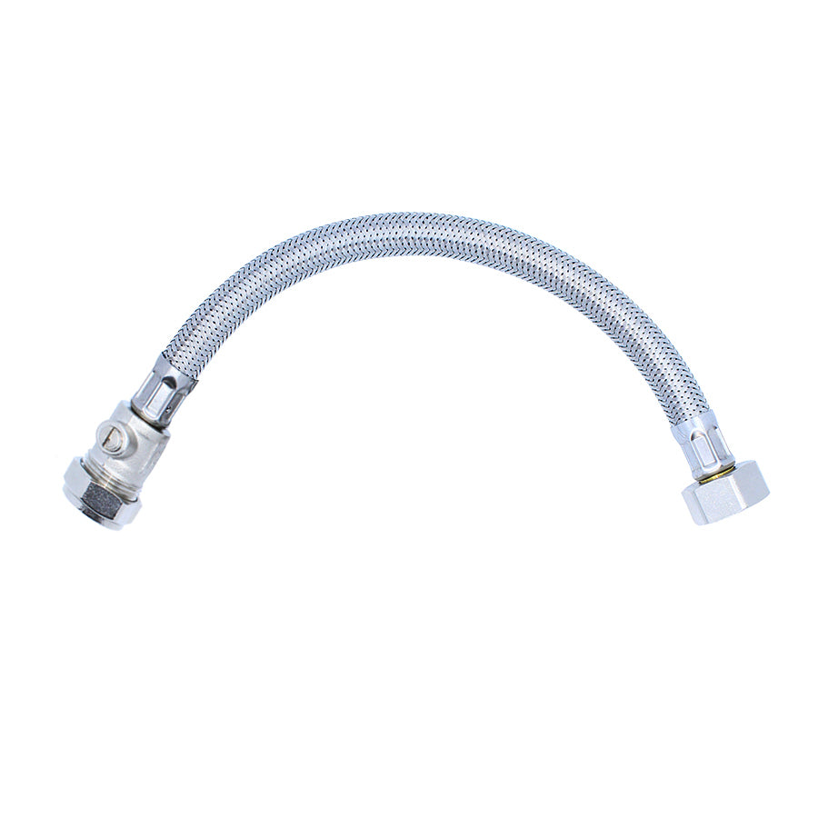 Viva 1/2" x 15mm x 300mm Isolator Flexible Hose Tap Connector SSH2