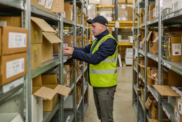 Oceanair Mansfield stock room of spare parts 