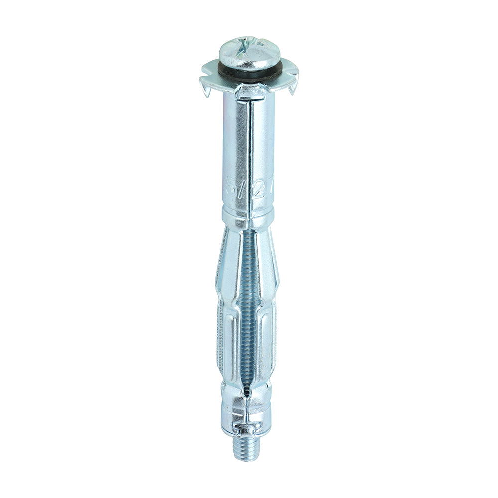 Timco Metal Cavity Anchors Zinc M5 X 65 (70mm Screw) 50065CA-Timco-Oceanair