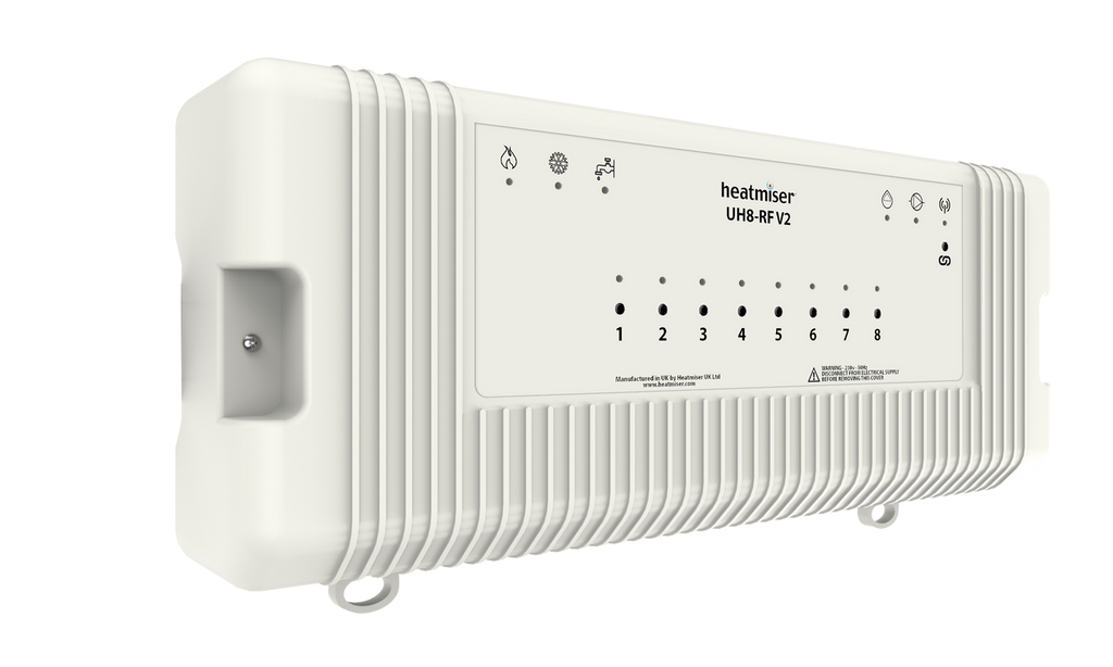 Heatmiser UH8-RF v2 8 Zone Wireless Wiring Centre-Heatmiser-Oceanair