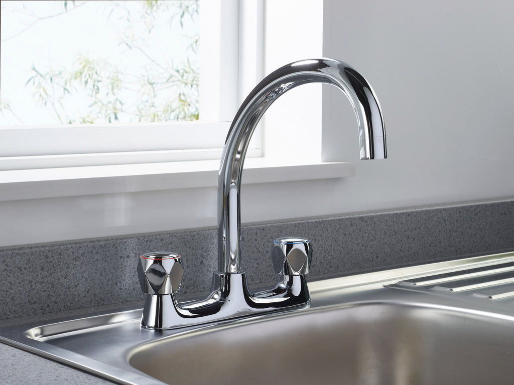 Bristan Club Sink Mixer Tap Chrome VAC2 DSM C MT-Bristan-Oceanair