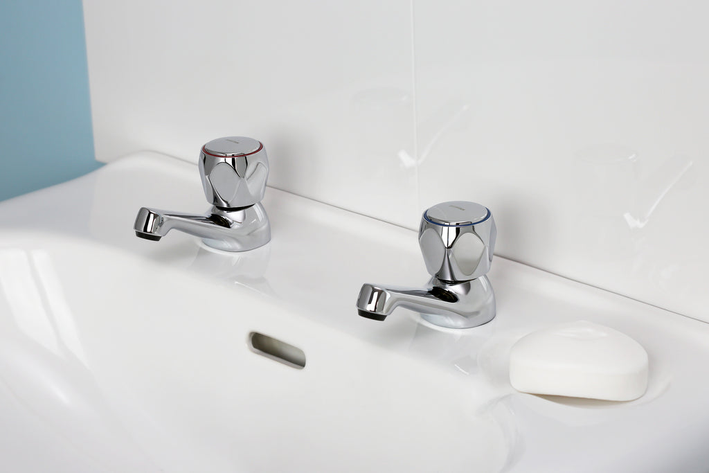 Bristan Club Basin Pillar Taps Chrome VAC 1/2 C MT-Bristan-Oceanair