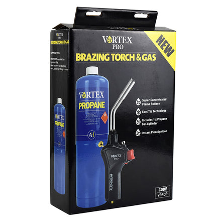 Arctic Hayes Vortex Pro Brazing Torch and Propane Gas VPROP