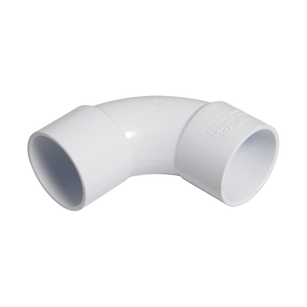 FloPlast ABS Solvent Weld 92.5 Degree Bend White 32mm WS14W
