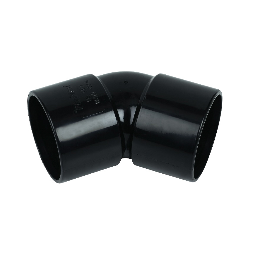 FloPlast ABS Solvent Weld 135 Degree Bend Black 50mm WS20B-Floplast (Via Nmbs)-Oceanair