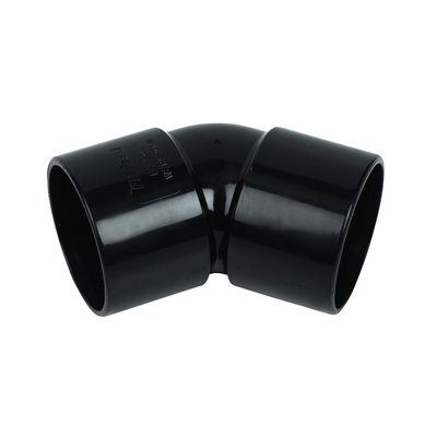 FloPlast ABS Solvent Weld 135 Degree Bend Black 50mm WS20B-Floplast (Via Nmbs)-Oceanair