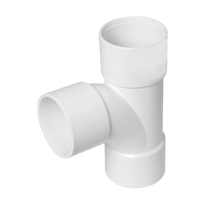 FloPlast ABS Solvent Weld Swept Tee White 40mm WS23W