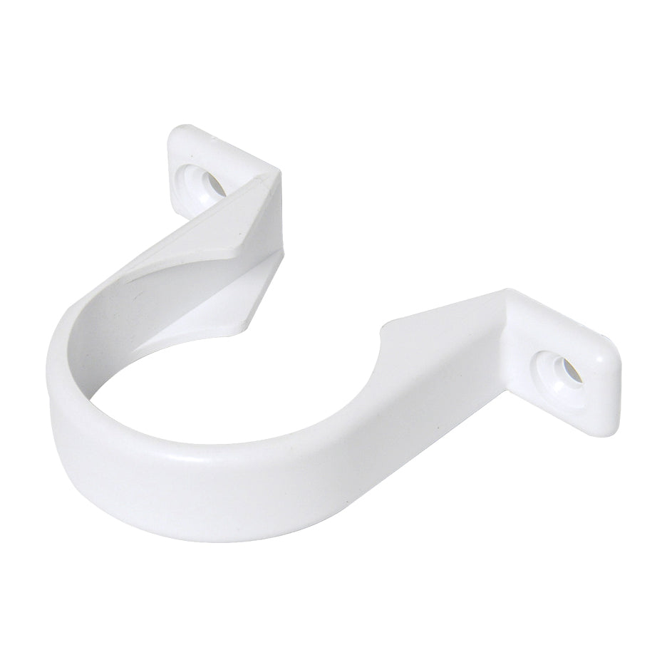 FloPlast ABS Solvent Weld Waste Pipe Clip White 40mm WS35W