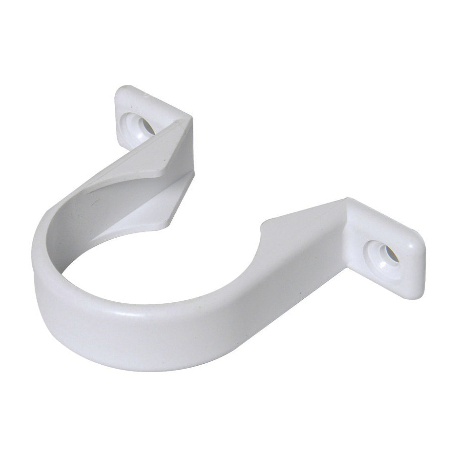 FloPlast ABS Solvent Weld Waste Pipe Clip White 50mm WS36W