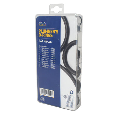 Arctic Hayes Plumber's O Ring Kit 144Pcs A557001