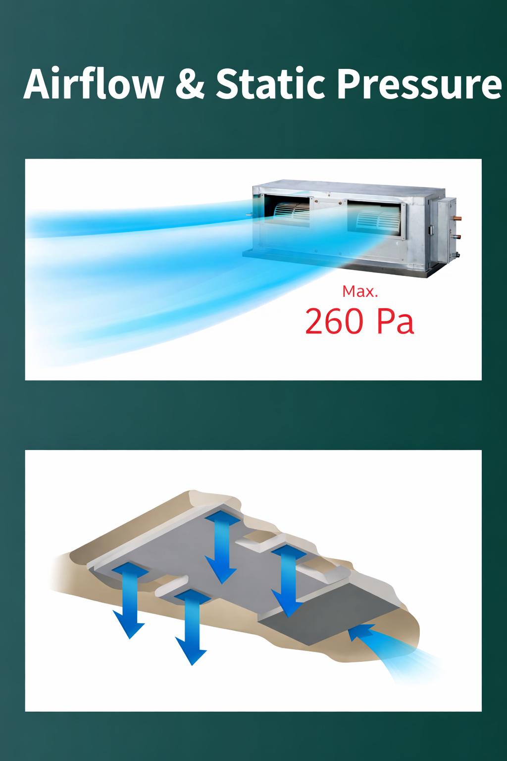 Fujitsu Airstage High Static Pressure Duct - R410A-Fujitsu Airstage-Oceanair