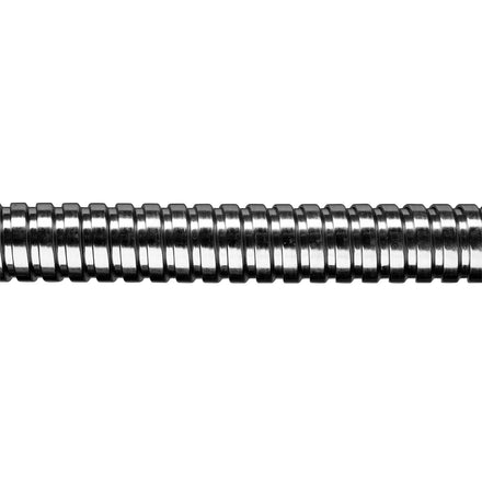 Croydex Stretch Reinforced Shower Hose Chrome 1.5m - 2m Large Bore AM156041-Croydex-Oceanair