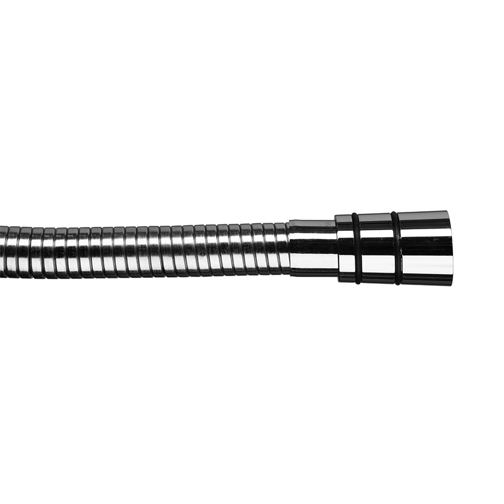 Croydex Stretch Reinforced Shower Hose Chrome 1.5m - 2m Large Bore AM156041-Croydex-Oceanair