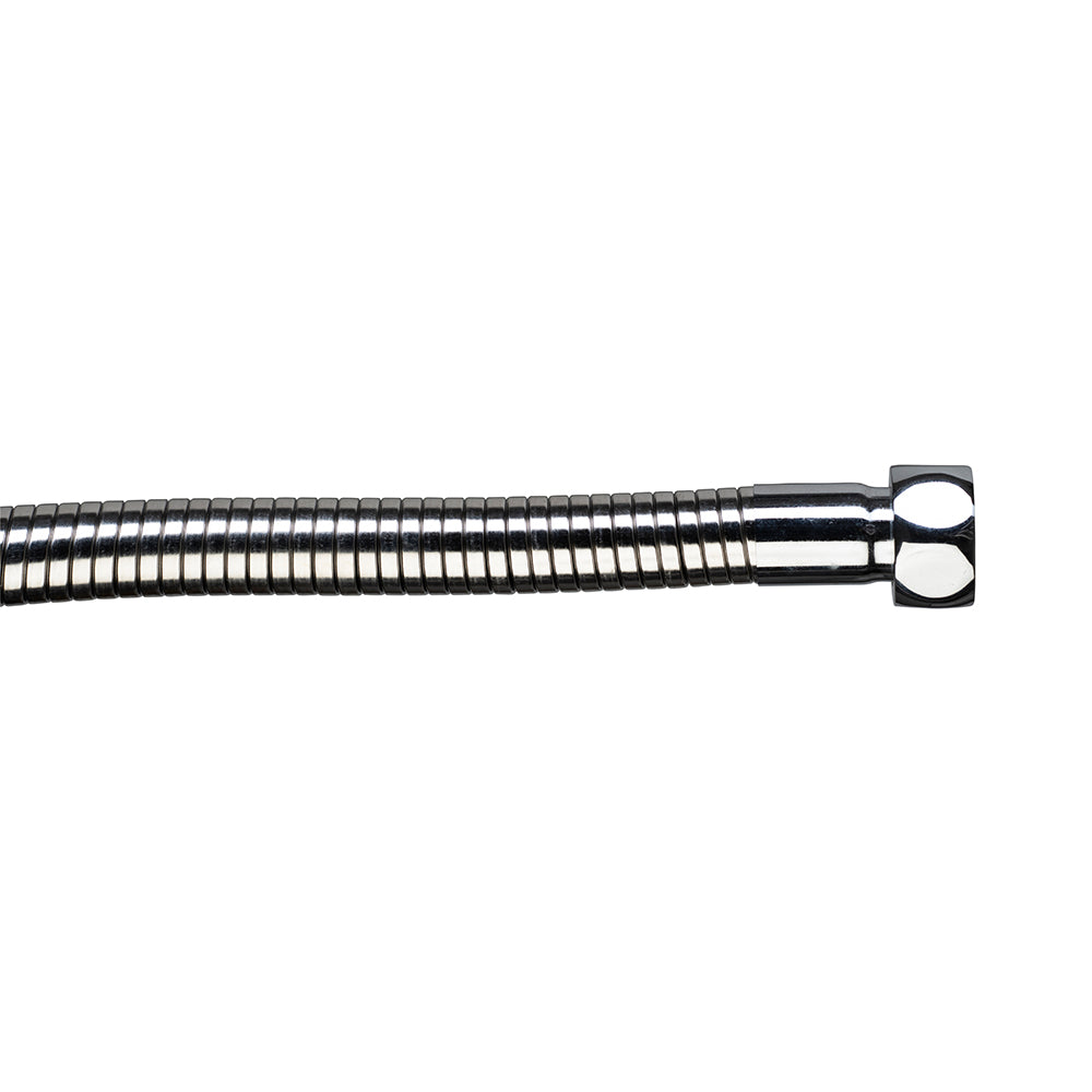 Croydex Stretch Reinforced Shower Hose Chrome 1.5m - 2m Large Bore AM156041-Croydex-Oceanair