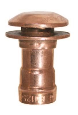 Navigator Copper Solder Ring Blow Off Cowl 15mm BFBOC-15