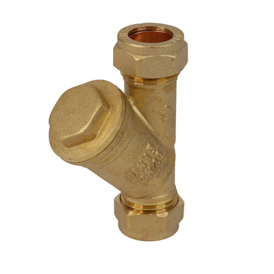 Mid Brass Y Strainer 22mm BFYS-22-Navigator MSL Ltd-Oceanair