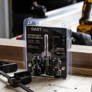 Dart Premium Universal Quick Release Arbor Set DPUQRASET-Dart Tools Group-Oceanair