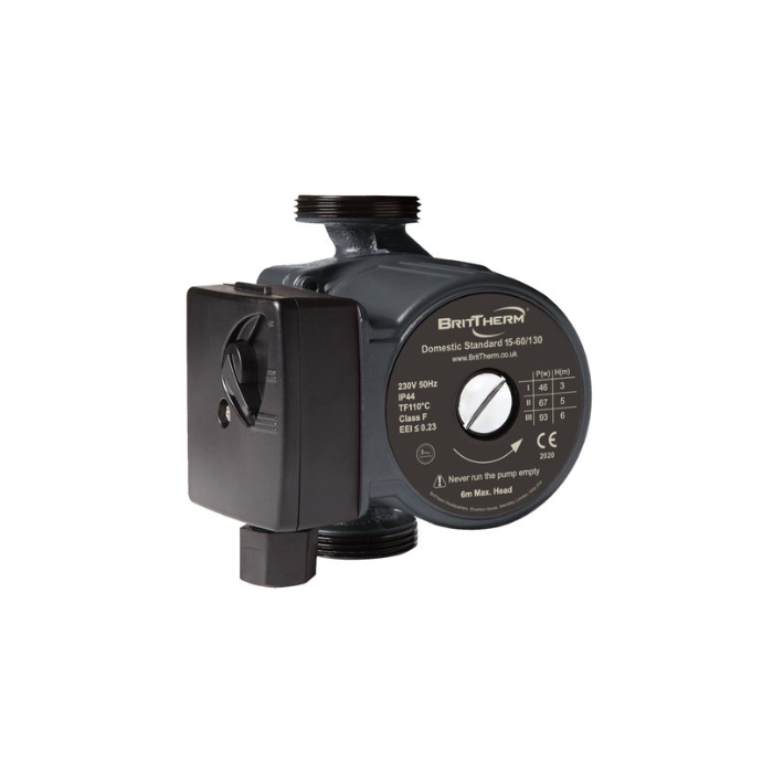 BritTherm™ DS15 15-60/130 Domestic Central Heating Circulating Pump