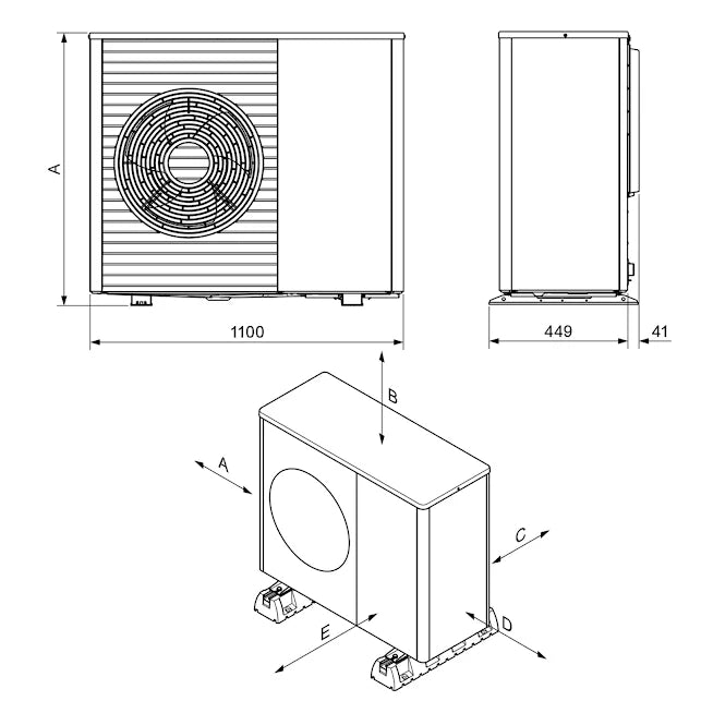 Vaillant aroTHERM Plus 5kW Air Source Heat Pump 0010037212