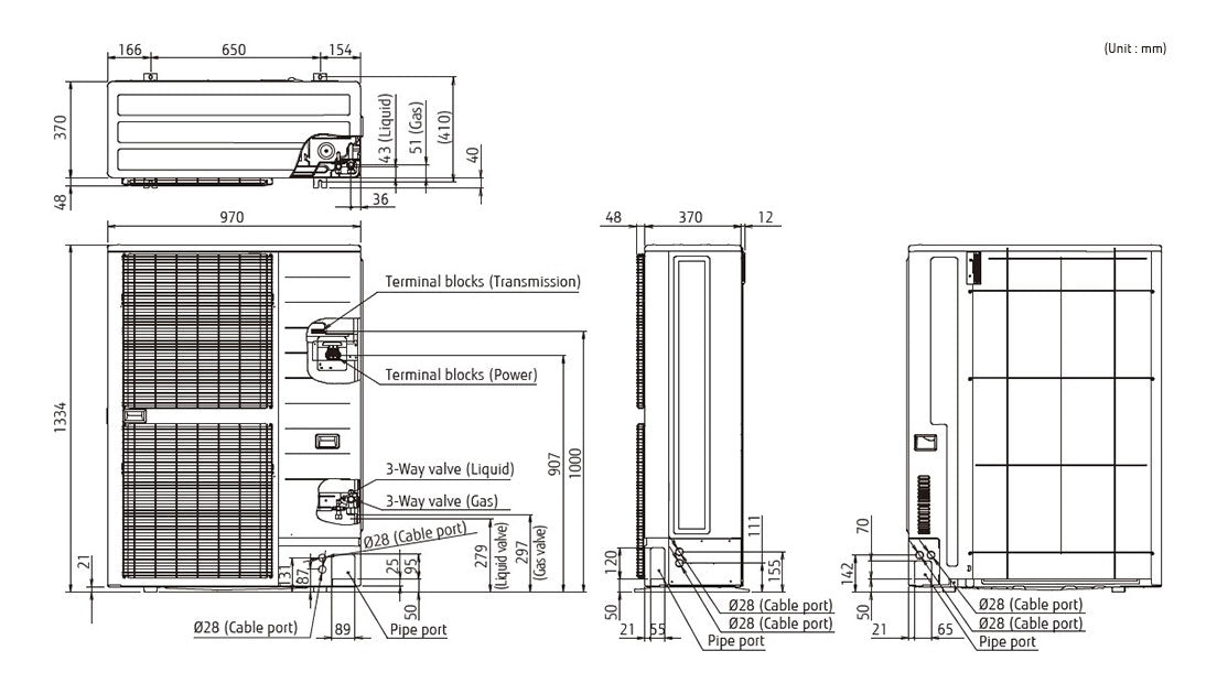 Fujitsu VRF Outdoor Units - J-IV Series-Fujitsu-Oceanair
