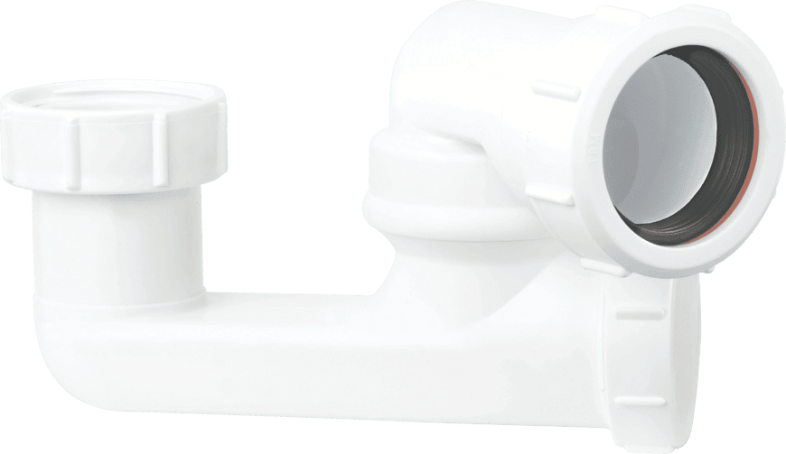 McAlpine SMP10 Bath Trap White 1 1/2" x 50mm Seal White
