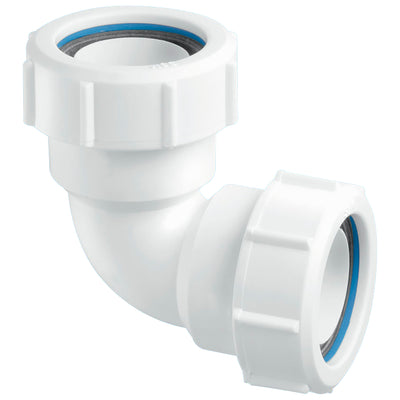 McAlpine MS4 1 1/4" 90 Degree Multifit Bend White 32mm