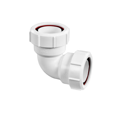McAlpine MT4 1 1/2" 90 Degree Multifit Bend White 40mm