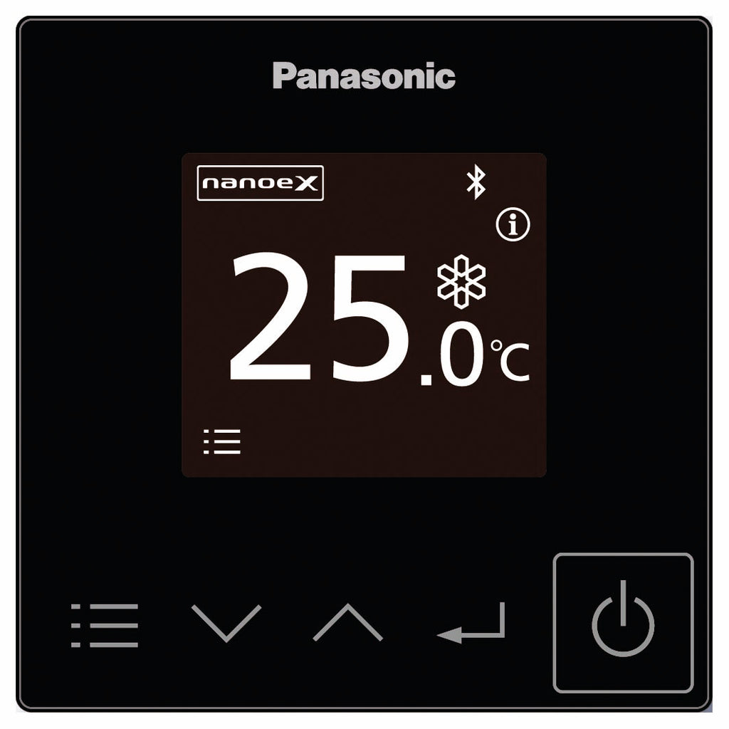 Panasonic CZ-RTC6BLW CONEX IoT Hard Wired Controller with Bluetooth & WLAN Black-Panasonic-Oceanair