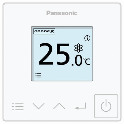 Panasonic CZ-RTC6WBLW CONEX IoT Hard Wired Controller with Bluetooth & WLAN White-Panasonic-Oceanair