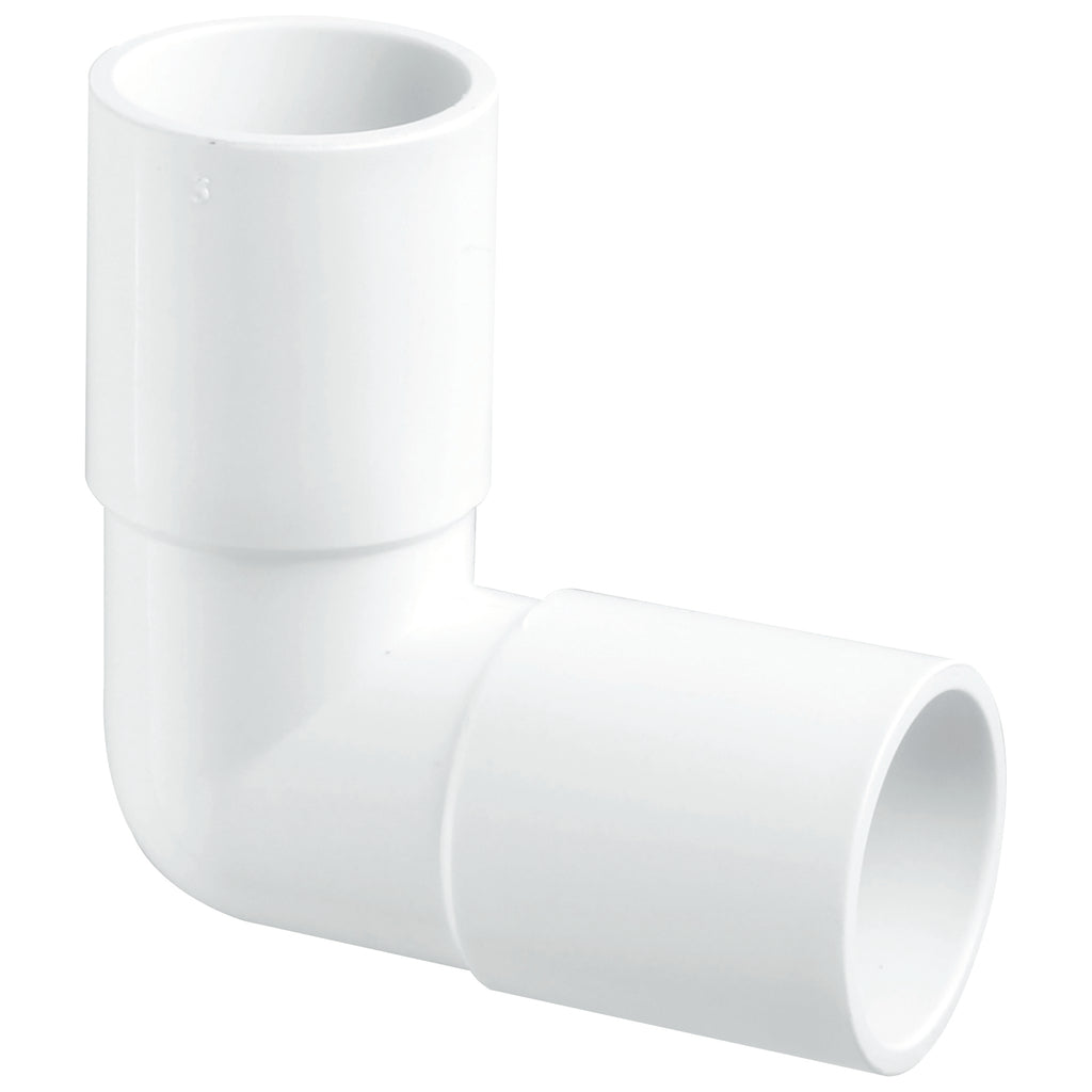 McAlpine R2 3/4" 90 Degree Push Fit Overflow Bend White