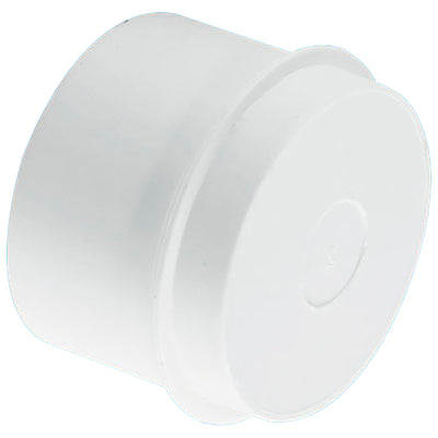 McAlpine S23M 1 1/4" Multifit Blank Cap without Nut White