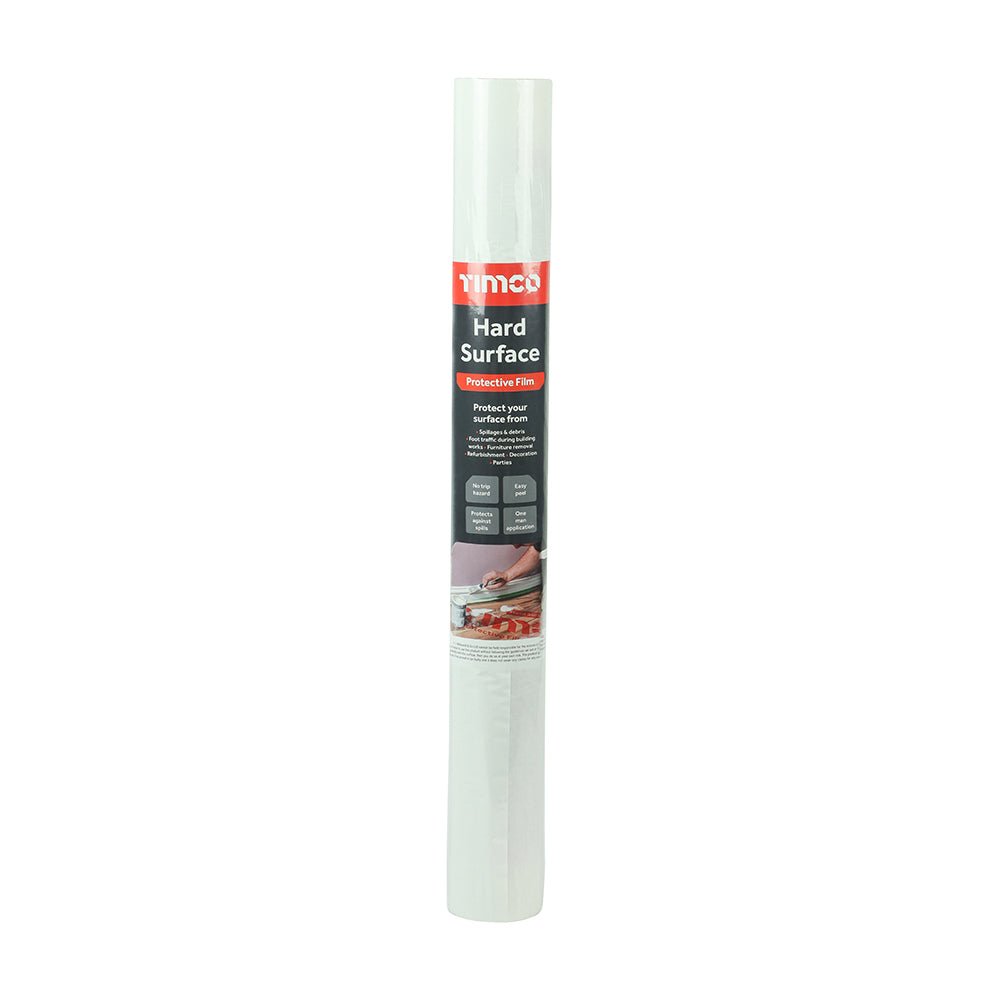 Timco Protective Film for Hard Surfaces 25m x 0.6m Roll 25HP Roll