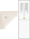 Fujitsu Air Conditioning IR Receiver Kit and Controller for AUXG Cassette Indoor Units UTY-LBTYC-Fujitsu-Oceanair