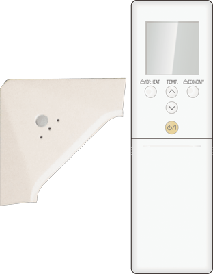 Fujitsu Air Conditioning IR Receiver Kit and Controller for AUXG Cassette Indoor Units UTY-LBTYC-Fujitsu-Oceanair