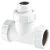 McAlpine V1MX CO 1 1/2" Universal Slip Tee With Condensate Reducer White