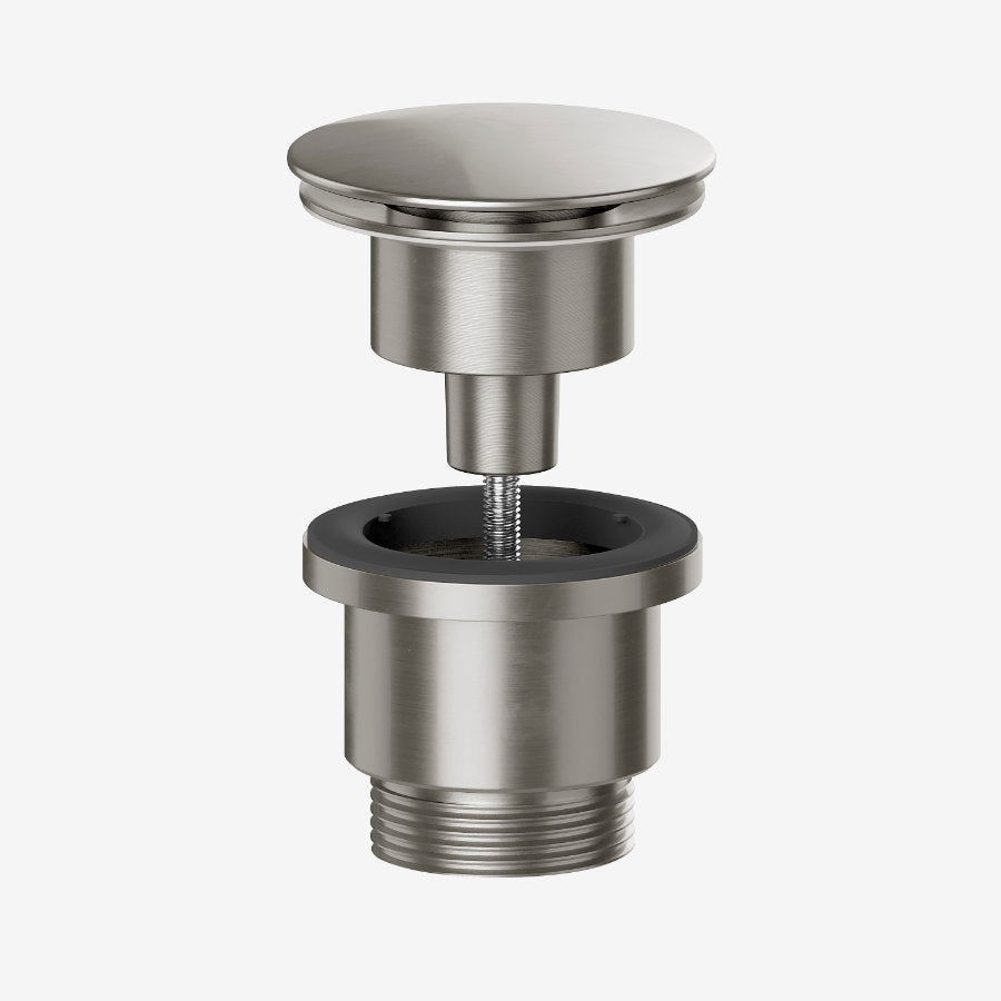 Viva Universal Basin Waste Brushed Nickel 1 1/4" BWUNI/BN-Mercantile Ventures Ltd-Oceanair