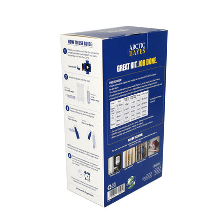 Arctic Hayes Aero Disposable Pipe Freezer Kit 8 15mm ZEK1 Box Side View