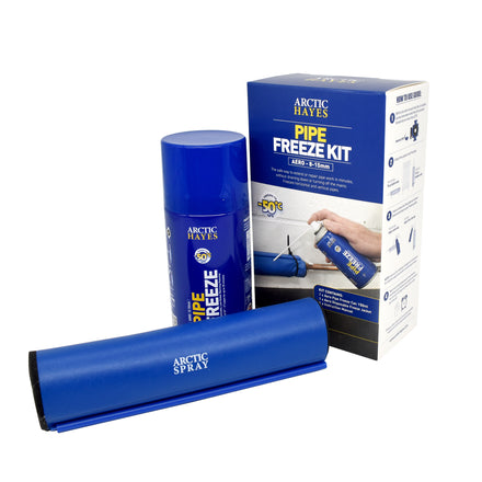 Arctic Hayes Aero Disposable Pipe Freezer Kit 8 15mm ZEK1 Box Contents